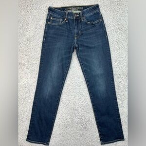 American Eagle Jeans Mens 28 x 30 Slim Straight Extreme Flex Casual Dark Wash